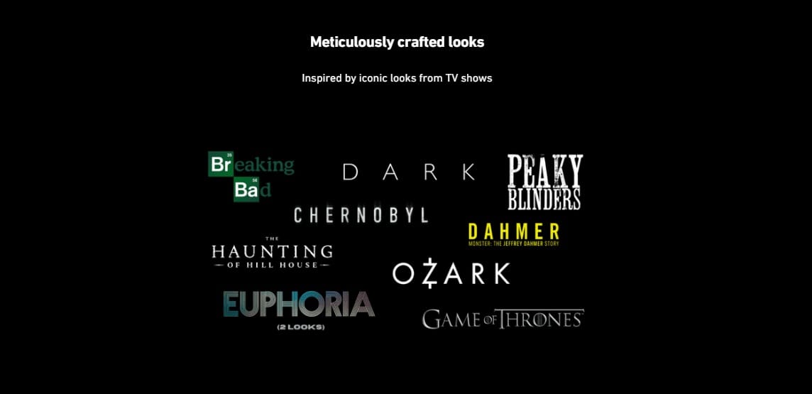 CineGrams TV Looks Video LUTs